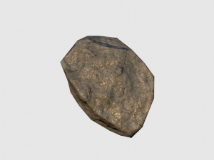rock and stone collection low poly 3D Model