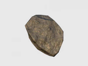 rock and stone collection low poly 3D Model