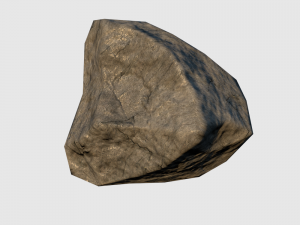 rock and stone collection low poly 3D Model