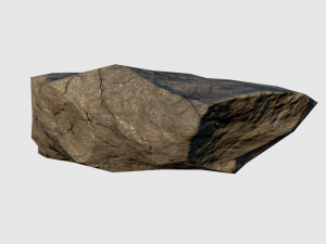 rock and stone collection low poly 3D Model