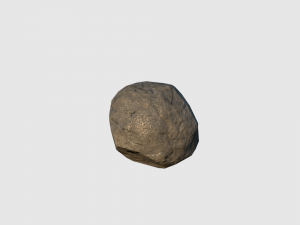 rock and stone collection low poly 3D Model