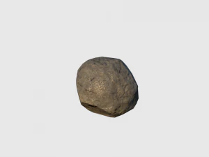 rock and stone collection low poly 3D Model