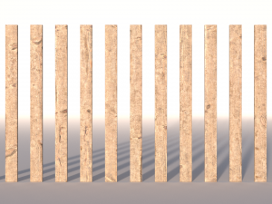 wooden planks worn - 13 low poly planks 3D 모델