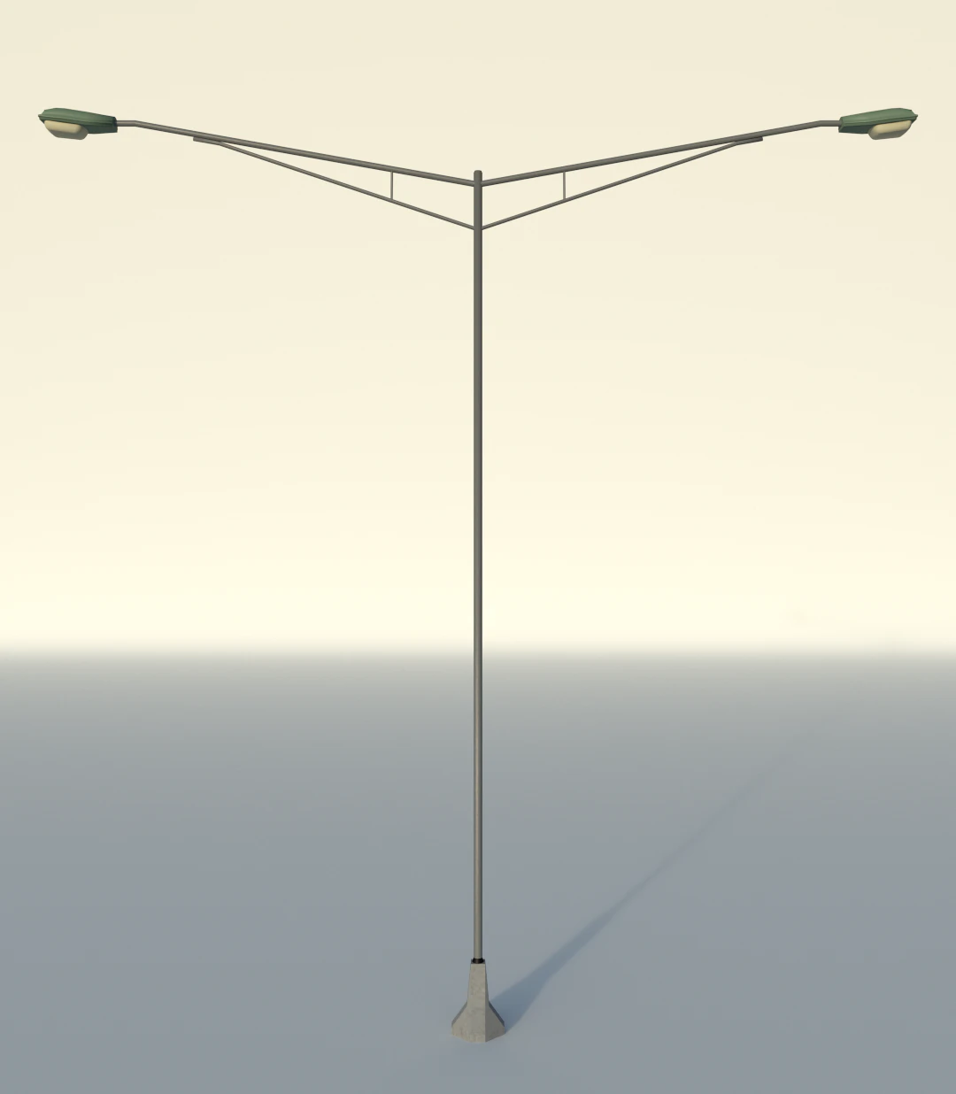 street light-light pole 3D Model .c4d .max .obj .3ds .fbx .stl .blend 