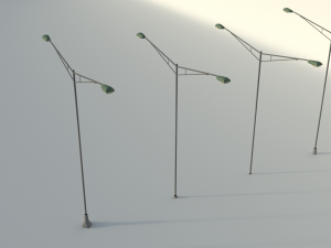 street light-light pole 3D Model