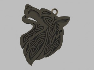 celtic wolf 3D 模型