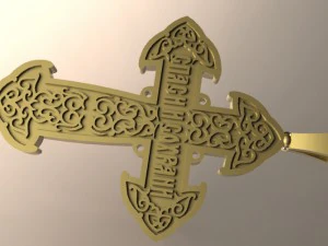 orthodox cross 3D Model