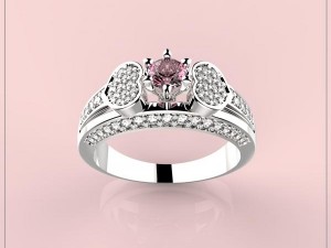 3d jewelry design ring file format stl model 3D Принт Модель