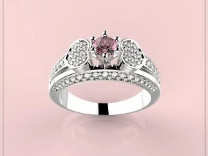 3d jewelry design ring file format stl model 3D Print Model