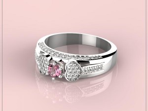 3d jewelry design ring file format stl model 3D Принт Модель