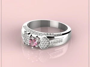 3d jewelry design ring file format stl model 3D Print Model