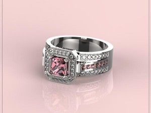 3d jewelry design ring file format stl model Model Cetak 3D