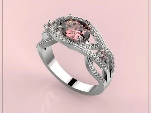 3D ジュエリー デザイン リング ファイル形式 stl モデル 3Dプリントモデル