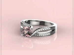 3d jewelry design ring file format stl model 3D Print Model