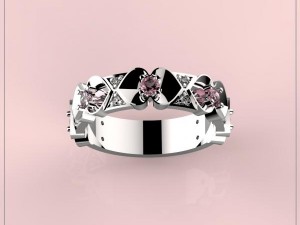 3d jewelry design ring file format stl model 3D प्रिंट मॉडल