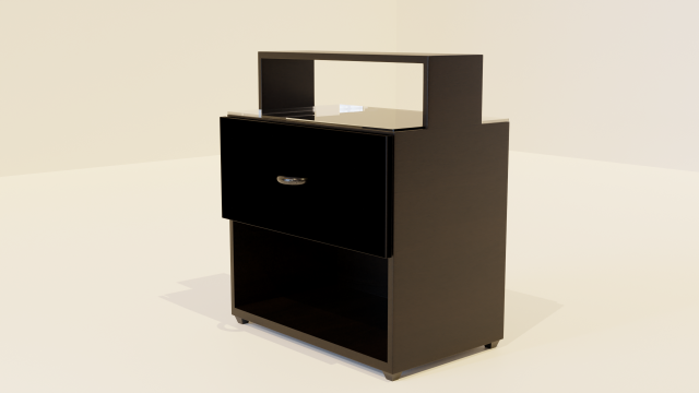 Nightstand 3D Model .c4d .max .obj .3ds .fbx .stl .blend 