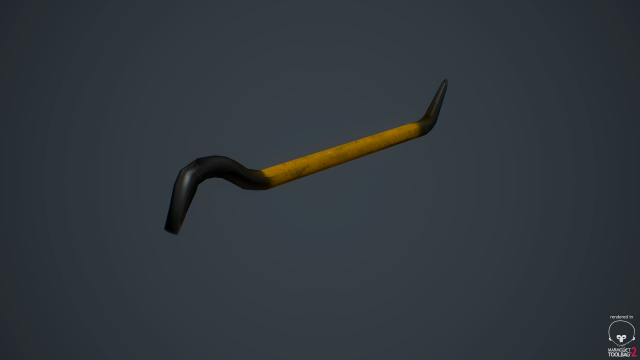 crowbar Modello 3D .c4d .max .obj .3ds .fbx .stl .blend 