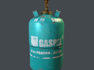 gas bottle Model 3D