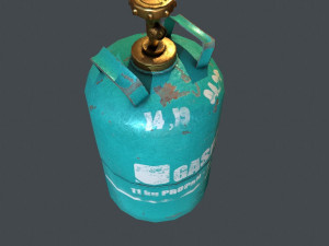 gas bottle Model 3D