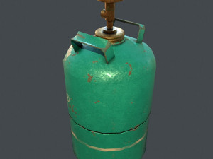 gas bottle Model 3D