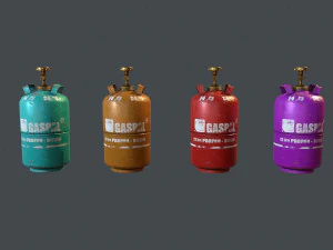 gas bottle 3D Model