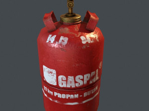 gas bottle Model 3D