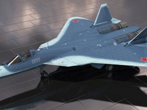 sukhoi pak fa t50 Modelo 3D