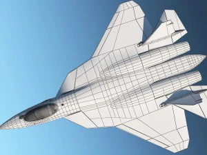sukhoi pak fa t50 3D Model