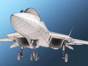sukhoi pak fa t50 3D Model