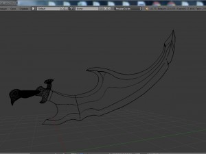 destroyer sword Modèle 3D