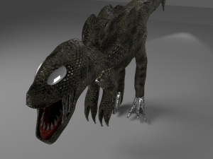 alien t-rex 3D Модель