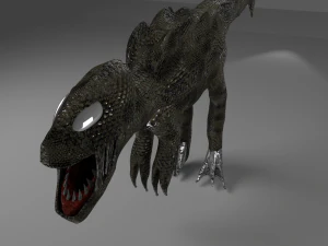 외계인 티렉스 3D 모델