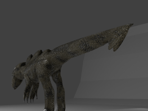 alien t-rex 3Dモデル