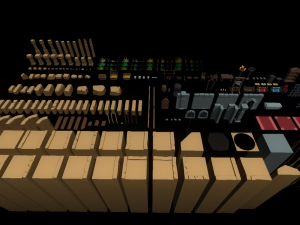 poly pack dungeons and caves Model 3D