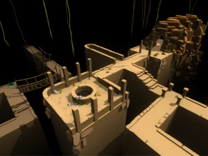 poly pack dungeons and caves 3D Model