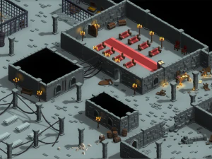 poly pack dungeons and caves 3D Model