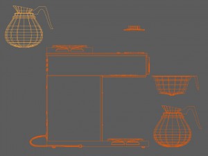 commercial coffee maker Model 3D