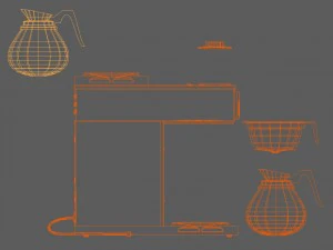 commercial coffee maker 3D Model