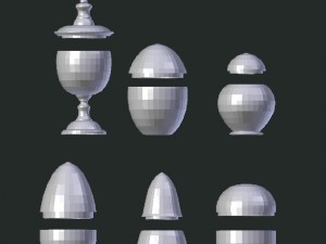 bottle jar vase collection 3D Modell