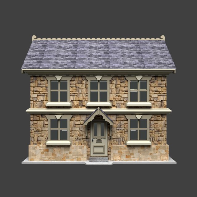 doll house 001 3Dモデル .c4d .max .obj .3ds .fbx .stl .blend 