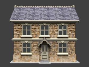 doll house 001 Modelo 3D