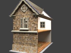 doll house 001 3Dモデル