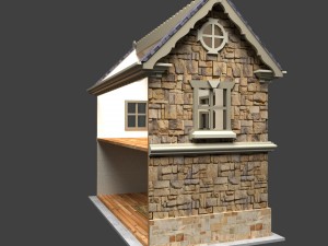 doll house 001 3Dモデル