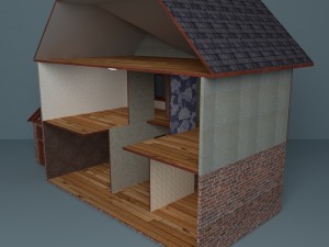 doll house 002 3D Model