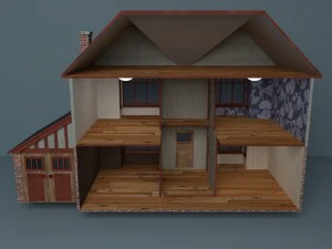 doll house 002 3D Model