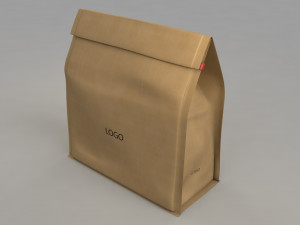 3d paper bag 3Dモデル