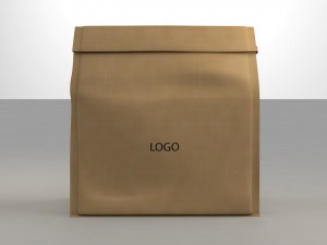 3d paper bag 3Dモデル