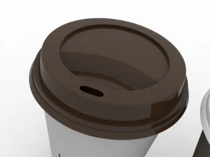 3d paper cooee cup 3D Model