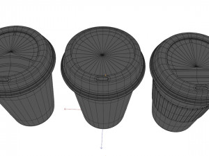 3d paper cooee cup 3D 模型
