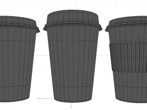 3d paper cooee cup 3D 模型